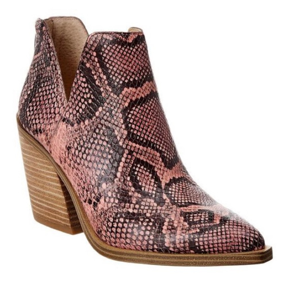 Vince Camuto Gigietta Snake Embossed Ankle Bootie